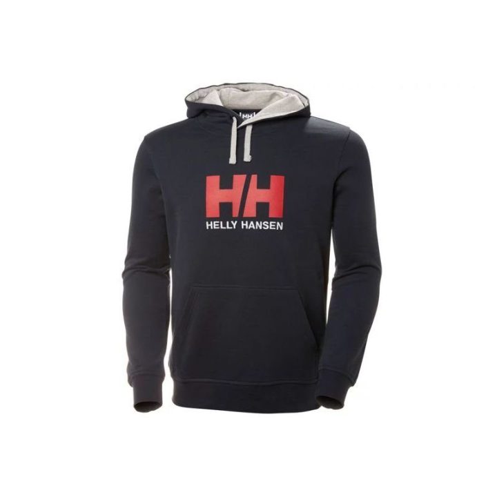Vyriškas džemperis su gobtuvu Helly Hansen HH Logo, tamsiai mėlynas