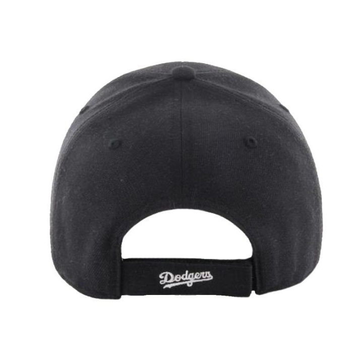 Kepurė su pusapvaliu snapeliu 47 Brand Los Angeles Dodgers, juoda