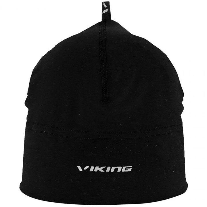 Kepurė su flisiniu pamušalu Viking Runway Multifunction, juoda