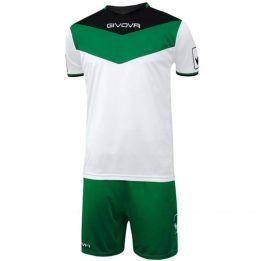 Sportinis aprangos komplektas Givova Kit Campo, baltas ir žalias