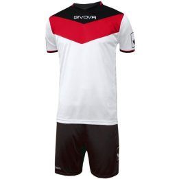 Sportinis komplektas Givova Kit Campo, baltas, raudonas ir juodas