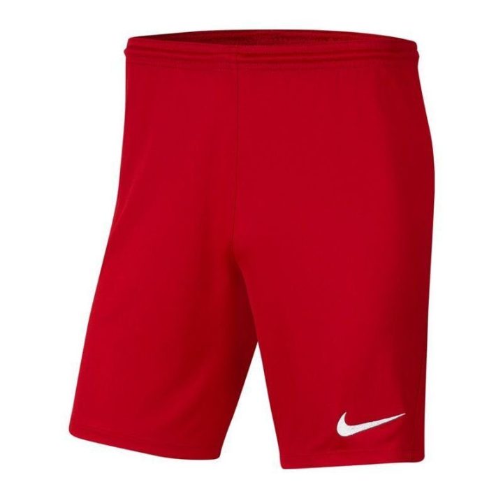 Vaikiški šortai su Dri-FIT Nike Y Park III Knit, raudoni