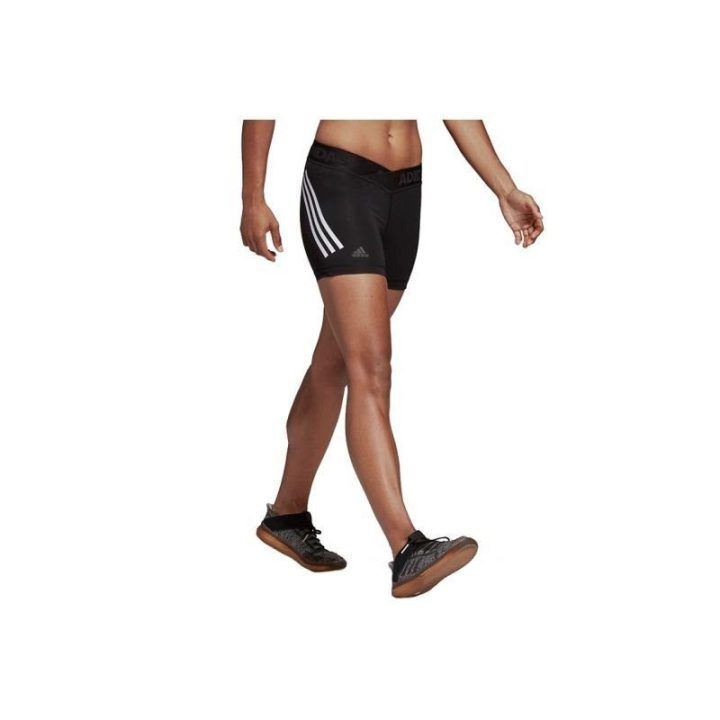 Moteriški šortai adidas Alphaskin Sport 3-Stripes, juodi