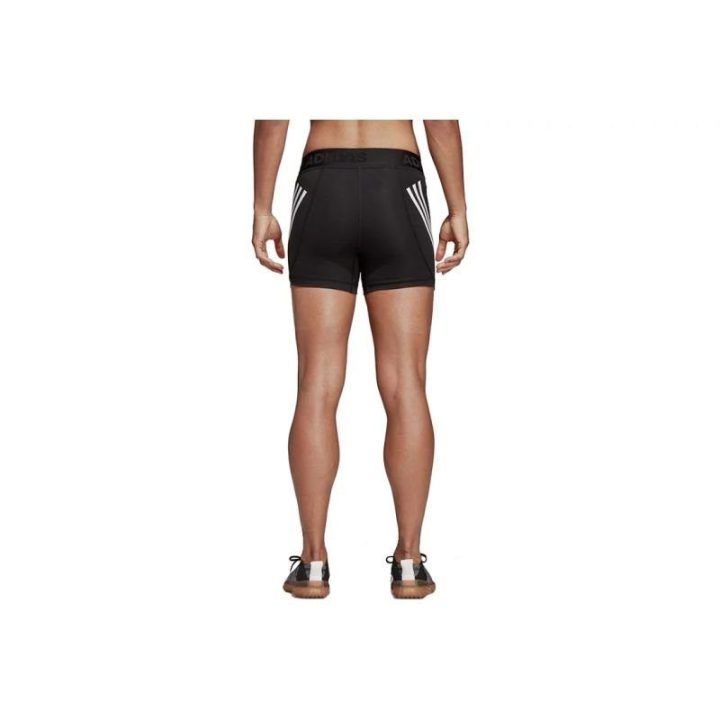 Moteriški šortai adidas Alphaskin Sport 3-Stripes, juodi