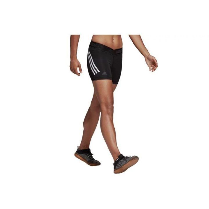 Moteriški šortai adidas Alphaskin Sport 3-Stripes, juodi
