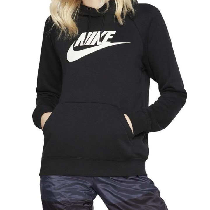 Moteriškas džemperis su gobtuvu Nike Essential PO HBR, juodas