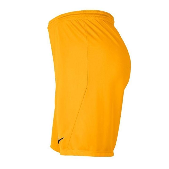 Vyriški prigludusio kirpimo šortai Nike Park III, geltoni