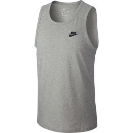 Vyriški medvilniniai berankoviai marškinėliai Nike NSW Club, pilki