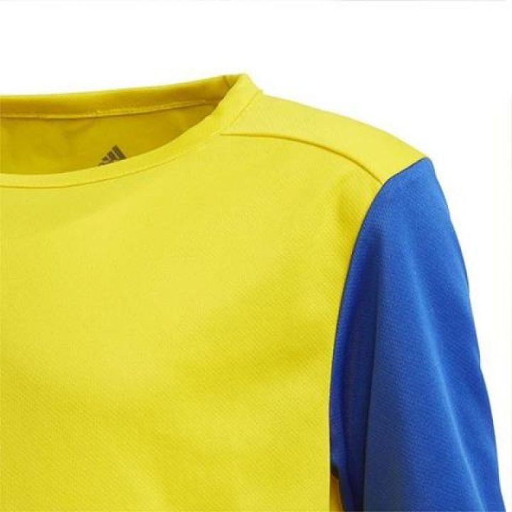 Vaikiški futbolo marškinėliai adidas Estro 19, geltoni ir mėlyni