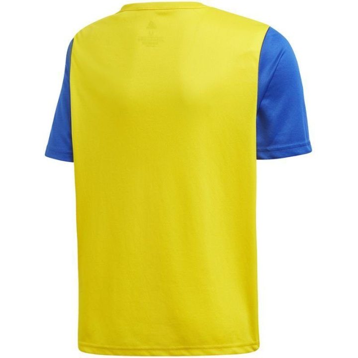 Vaikiški futbolo marškinėliai adidas Estro 19, geltoni ir mėlyni