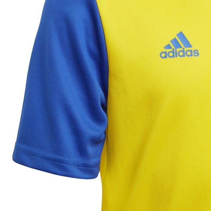Vaikiški futbolo marškinėliai adidas Estro 19, geltoni ir mėlyni