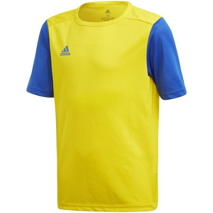 Vaikiški futbolo marškinėliai adidas Estro 19, geltoni ir mėlyni