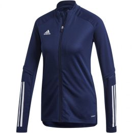 Moteriškas džemperis su užtrauktuku adidas Condivo 20, tamsiai mėlynas