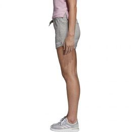 Moteriški medvilniniai šortai adidas Essentials Solid, pilki