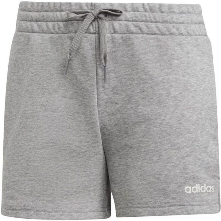 Moteriški medvilniniai šortai adidas Essentials Solid, pilki