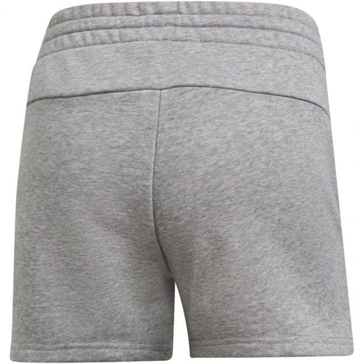 Moteriški medvilniniai šortai adidas Essentials Solid, pilki