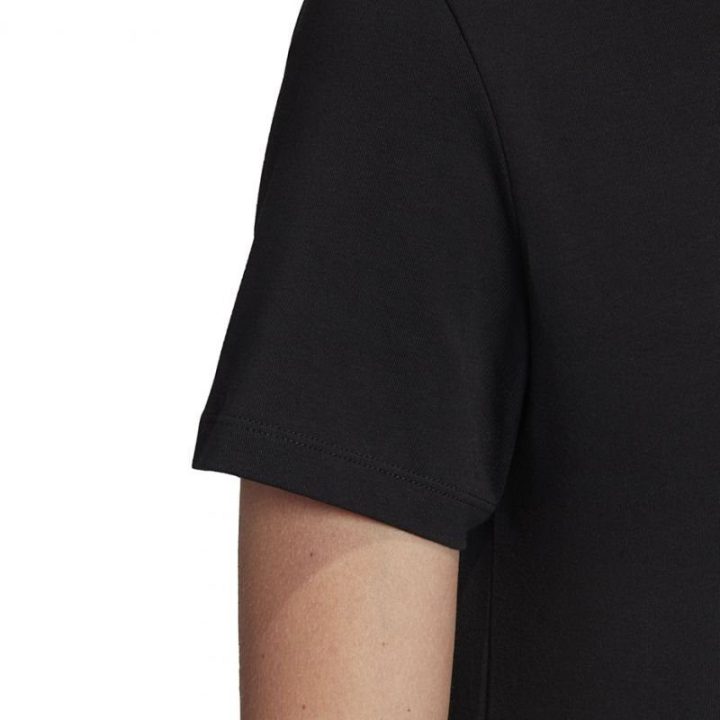 Moteriški medvilniniai marškinėliai adidas Trefoil FM3311, juodi