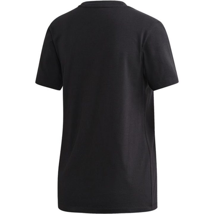 Moteriški medvilniniai marškinėliai adidas Trefoil FM3311, juodi
