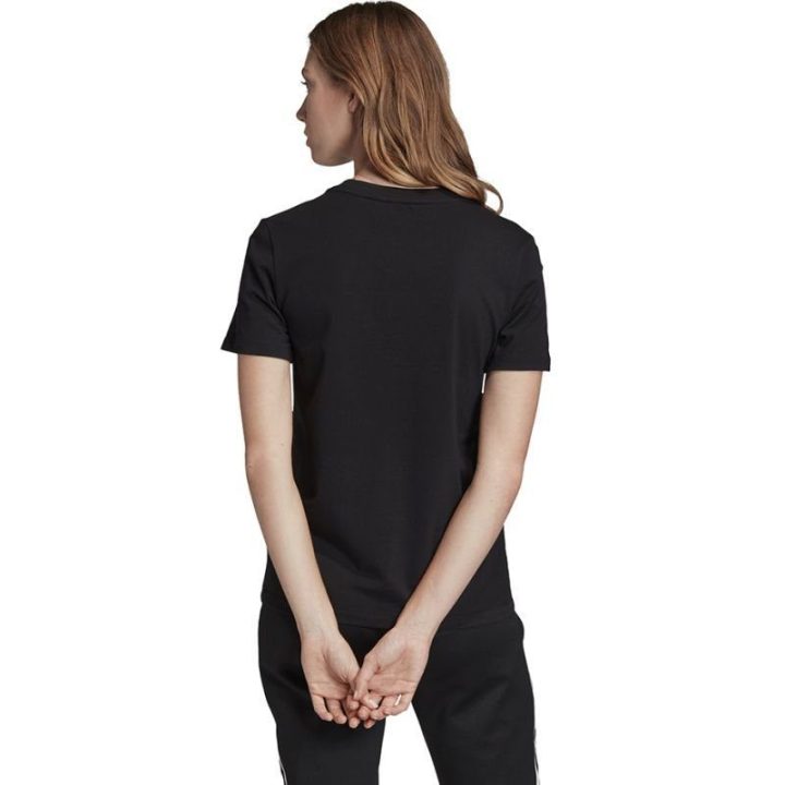 Moteriški medvilniniai marškinėliai adidas Trefoil FM3311, juodi