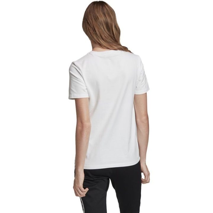 Moteriški medvilniniai marškinėliai adidas Trefoil Tee, balti