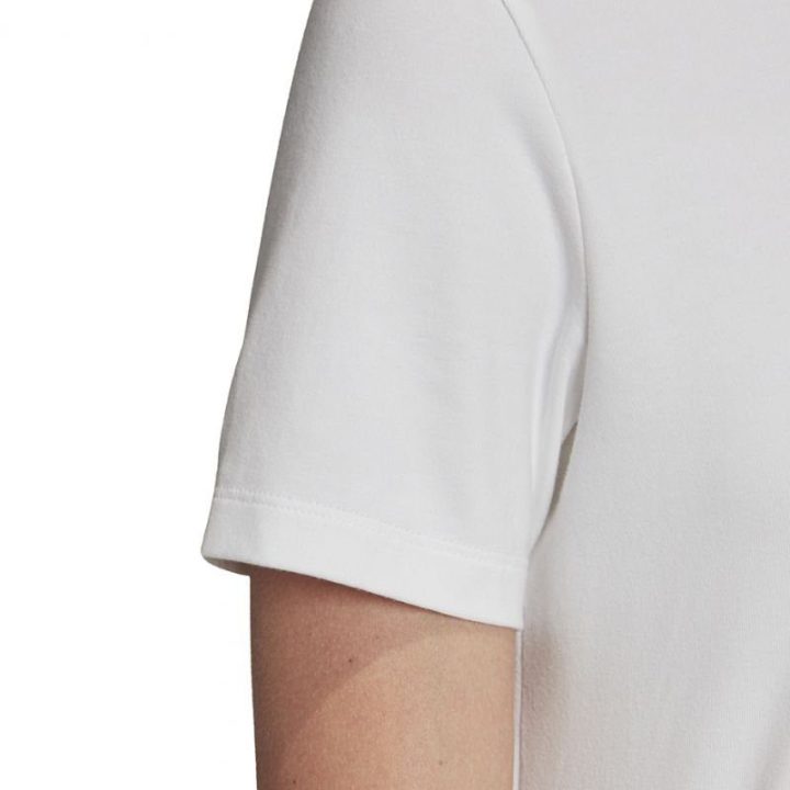 Moteriški medvilniniai marškinėliai adidas Trefoil Tee, balti