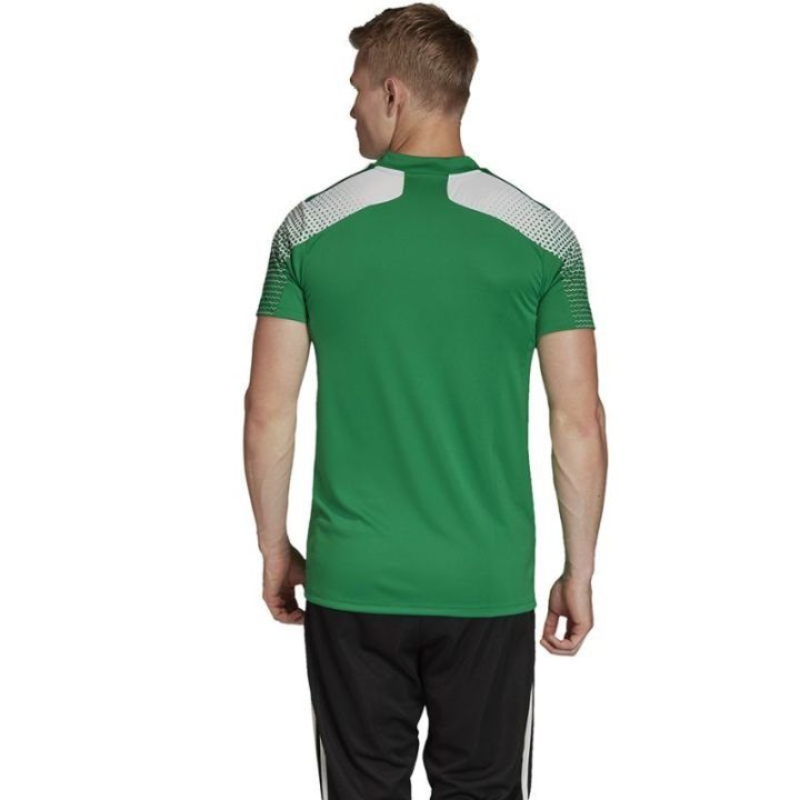 Vyriški marškinėliai su prigludusiu kirpimu adidas Regista 20, žali