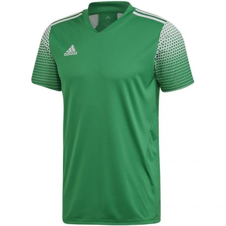 Vyriški marškinėliai su prigludusiu kirpimu adidas Regista 20, žali