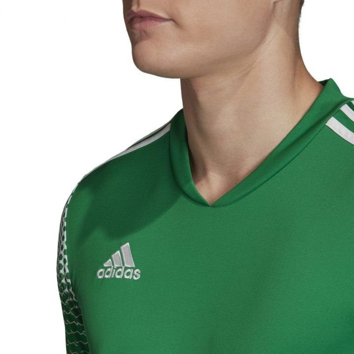 Vyriški marškinėliai su prigludusiu kirpimu adidas Regista 20, žali