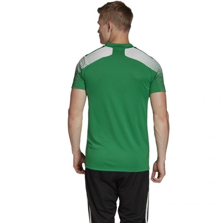 Vyriški marškinėliai su prigludusiu kirpimu adidas Regista 20, žali