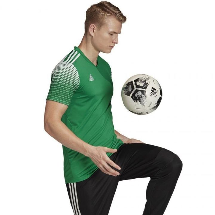 Vyriški marškinėliai su prigludusiu kirpimu adidas Regista 20, žali