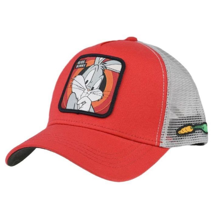 Kepurė su snapeliu Capslab Freegun Looney Tunes, raudona