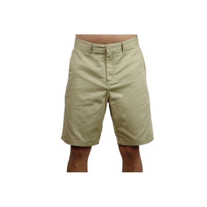 Vyriški laisvo kirpimo šortai Vans Authentic Stretch 50, smėlio