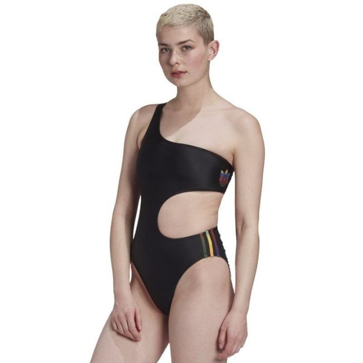 Moteriškas maudymosi kostiumėlis adidas Originals Adicolor, juodas