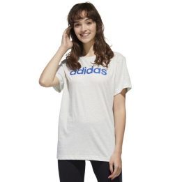 Moteriški marškinėliai adidas Essentials Linear GD2912, balti