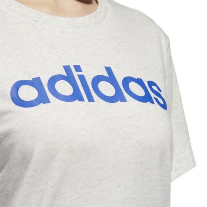 Moteriški marškinėliai adidas Essentials Linear GD2912, balti