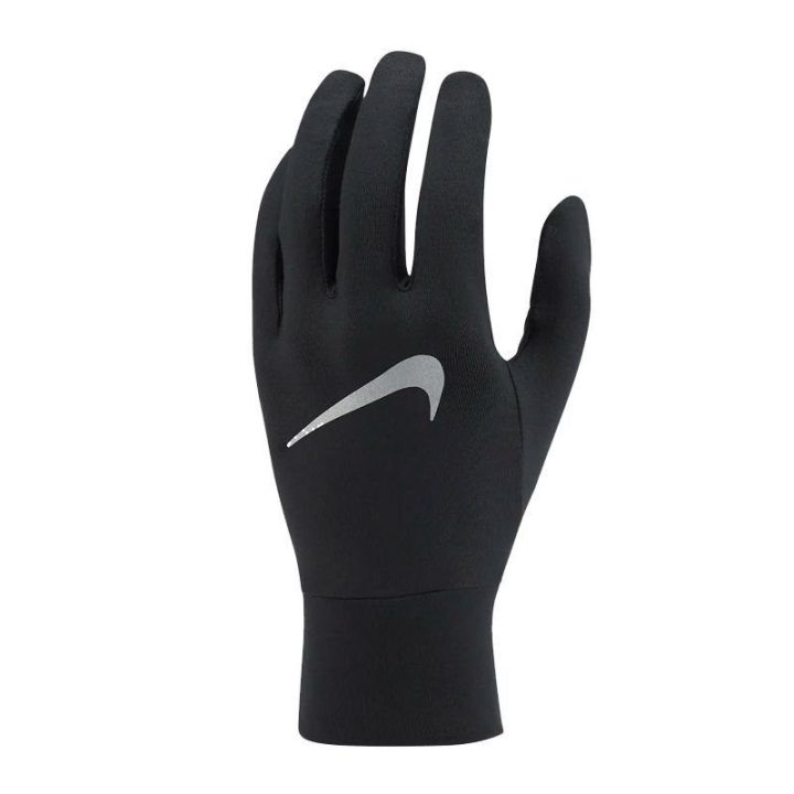 Vyriškos bėgimo pirštinės Nike Accelerate, juodos