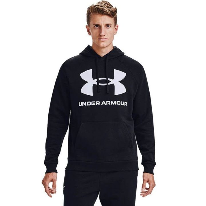 Vyriškas džemperis Under Armour Rival Fleece Big Logo HD, juodas