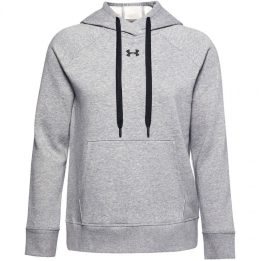 Moteriškas džemperis su gobtuvu Under Armour Rival Fleece, pilkas
