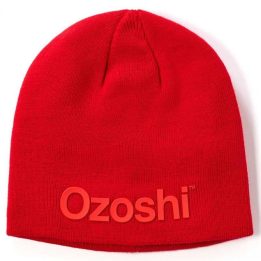 Žieminė megzta kepurė Ozoshi Hiroto Classic, raudona