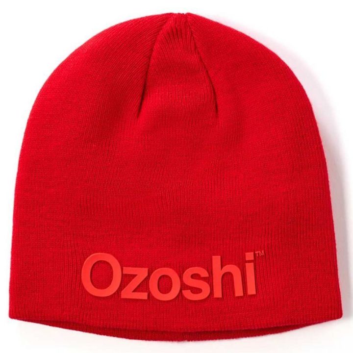 Žieminė megzta kepurė Ozoshi Hiroto Classic, raudona