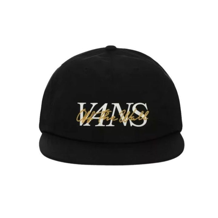 Kepurė su snapeliu Vans On The Vans Shallow Cap, juoda