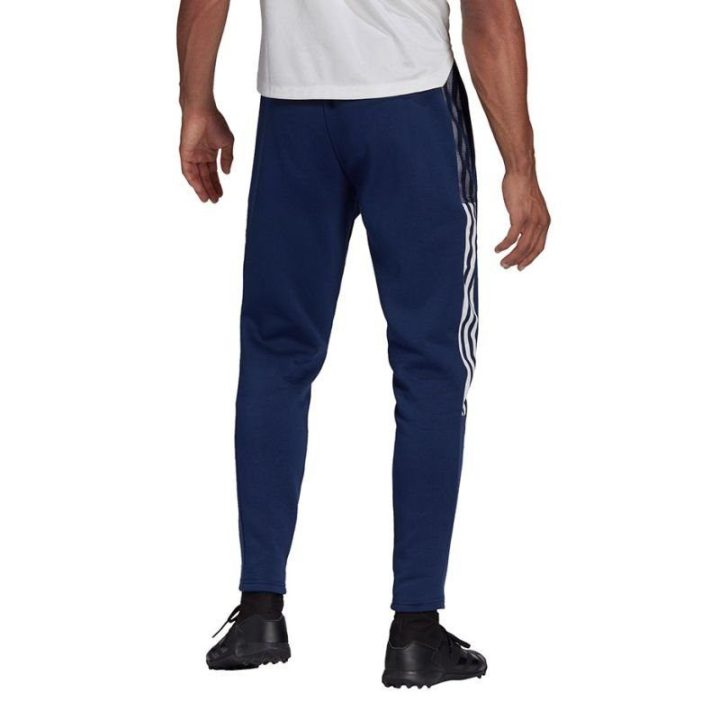 Vyriškos sportinės kelnės su užtraukiamomis kišenėmis adidas Tiro 21, tamsiai mėlynos