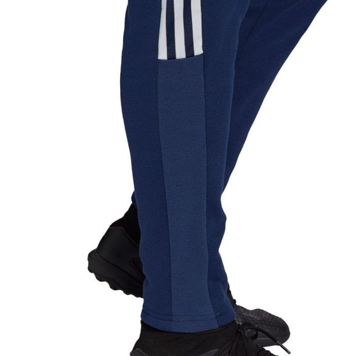 Vyriškos sportinės kelnės su užtraukiamomis kišenėmis adidas Tiro 21, tamsiai mėlynos