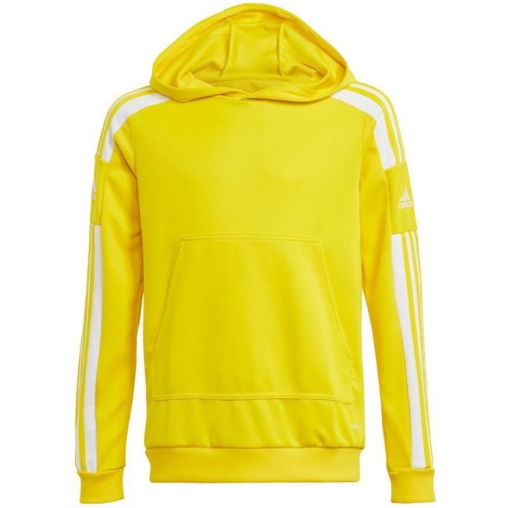 Vaikiškas džemperis su gobtuvu adidas Squadra 21, geltonas