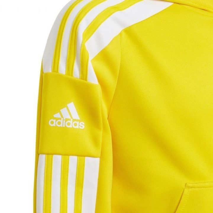 Vaikiškas džemperis su gobtuvu adidas Squadra 21, geltonas