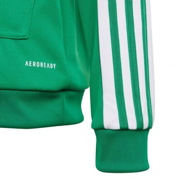 Vaikiškas džemperis su gobtuvu adidas Squadra 21, žalias