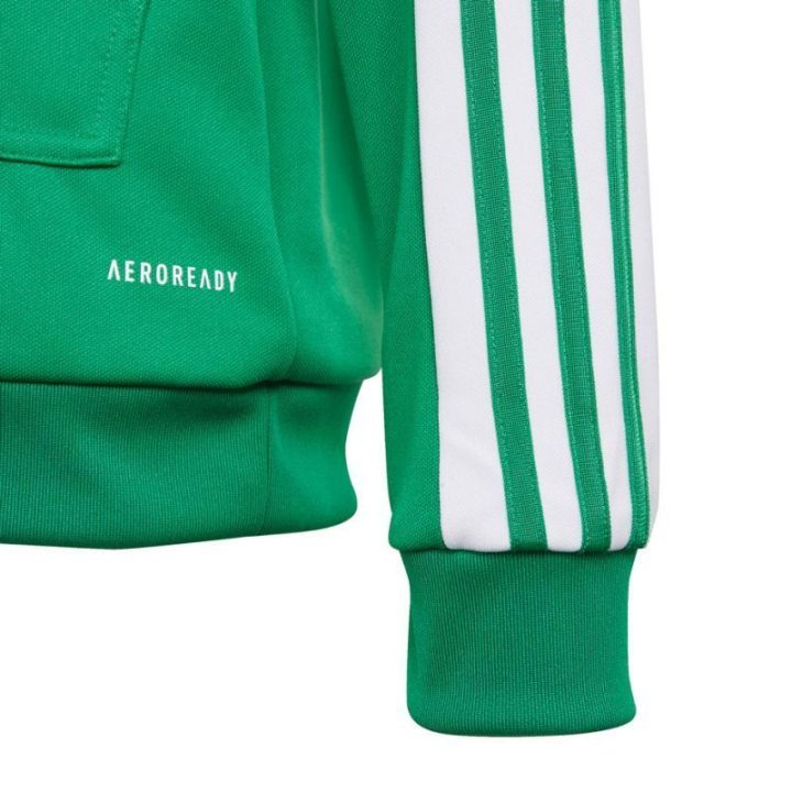 Vaikiškas džemperis su gobtuvu adidas Squadra 21, žalias