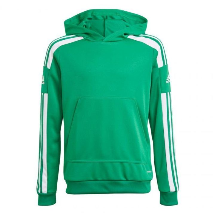 Vaikiškas džemperis su gobtuvu adidas Squadra 21, žalias