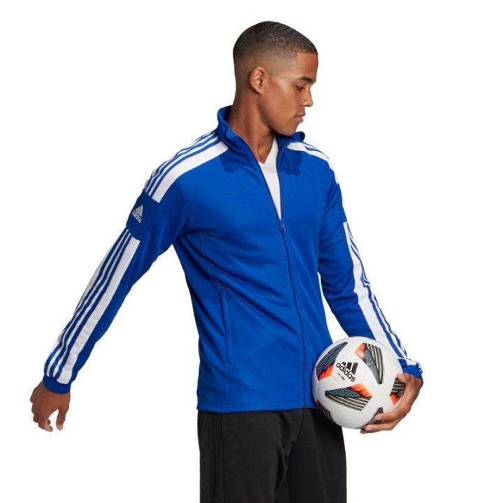 Vyriškas džemperis su užtrauktuku adidas Squadra 21 Training, mėlynas