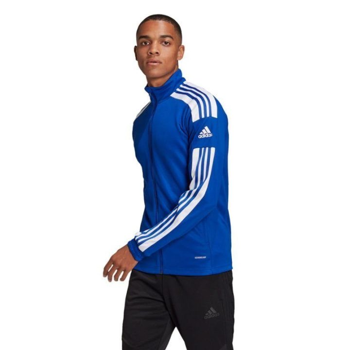 Vyriškas džemperis su užtrauktuku adidas Squadra 21 Training, mėlynas